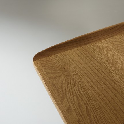 DALHIA - Tavolo da pranzo allungabile in stile scandinavo in rovere, 6/8 posti, legno certificato FSC®