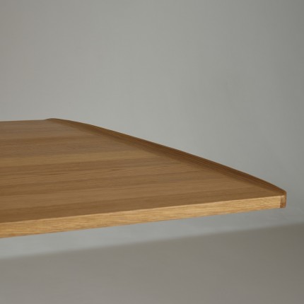 DALHIA - Tavolo da pranzo allungabile in stile scandinavo in rovere, 6/8 posti, legno certificato FSC®