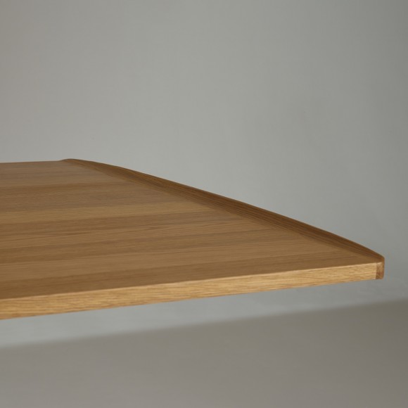 DALHIA - Table de repas à rallonge scandinave en chêne, 6/8 couverts, bois certifié FSC®