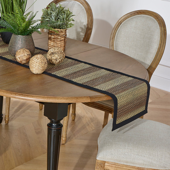 ARLINGTON - Extendable dining table in shabby chic style, oak top, lacquered legs, seats 4/6