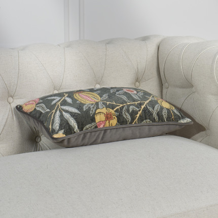 ZESTE – Contemporary rectangular cushion with exotic patterns, 50 x 30 cm