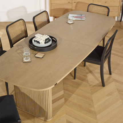 ARTHUR - Table à manger contemporaine en chêne, 8 à 10 personnes, bois certifié FSC®