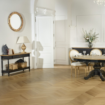 MARKUS – Konsole mit Schublade im Shabby-Chic-Stil, Eichenplatte, FSC®-zertifiziertes Holz