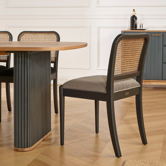 JOËL - Tavolo da pranzo contemporaneo in rovere, 8 a 10 persone, legno certificato FSC®