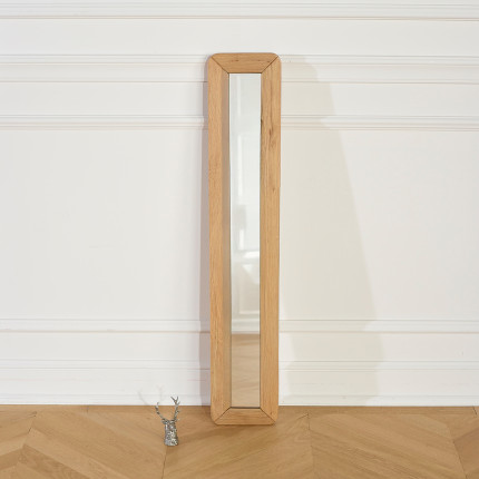 HUGUETTE - Contemporary style mirror in natural oak