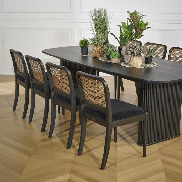 ARTHUR - Tavolo da pranzo contemporaneo in rovere, 8 a 10 persone, legno certificato FSC®