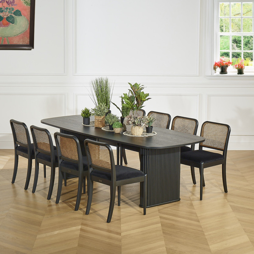 ARTHUR - Contemporary oak dining table, 8 to 10 people, FSC® certified wood