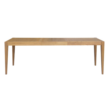 MONTANA - Table à manger extensible style moderne en chêne, 8 convives