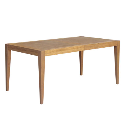 MONTANA - Table à manger extensible style moderne en chêne, 8 convives