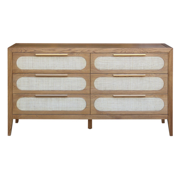 MONTANA - 6-drawer chest in oak - FSC® certified wood