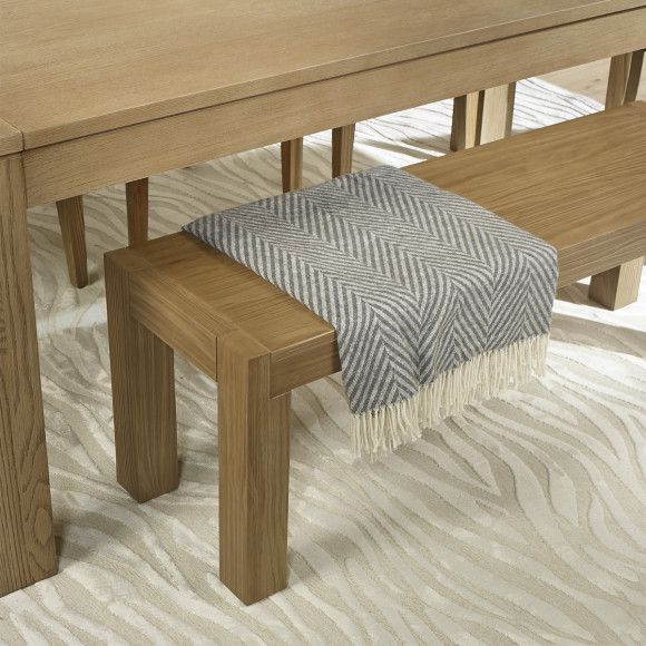 MEGEVE – Contemporary style solid wood indoor bench, FSC® certified wood