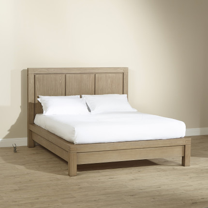 MEGÈVE – Modern design bed in solid wood, 160 x 200, FSC® certified wood