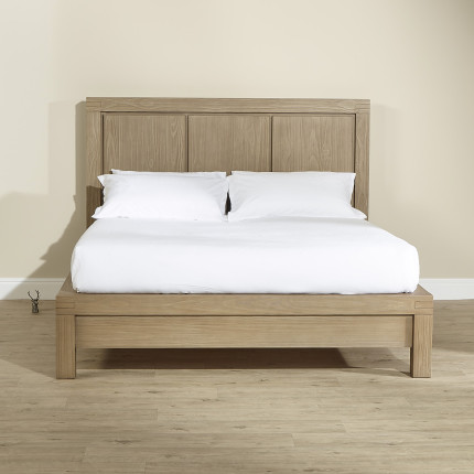 MEGÈVE – Letto di design moderno in legno massello, 160 x 200, legno certificato FSC®