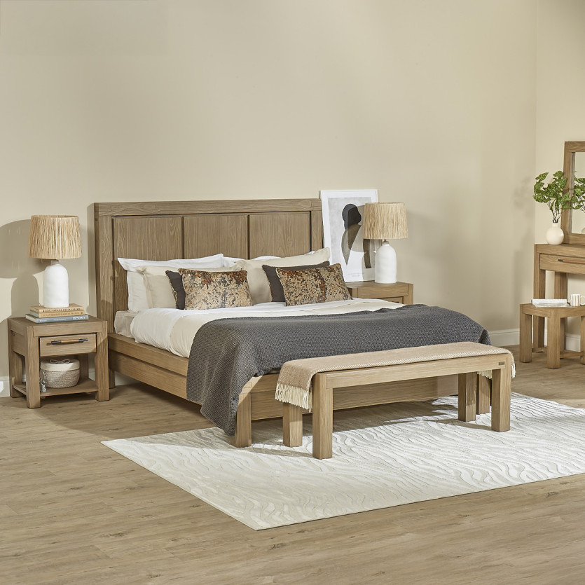 MEGÈVE – Modernes Designbett aus Massivholz, 160 x 200, FSC®-zertifiziertes Holz