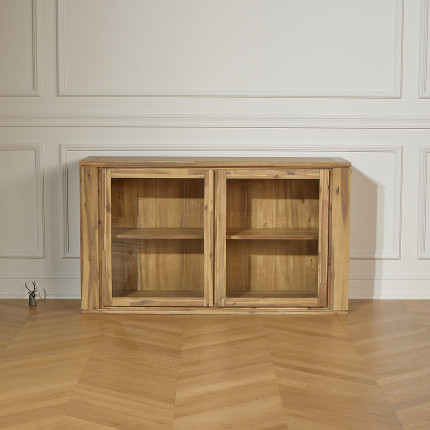 Parte superiore di credenza in acacia con 2 ante, Enzo