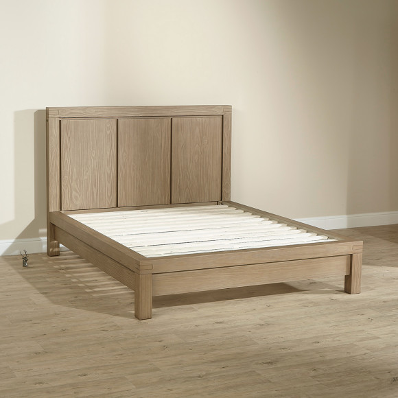 MEGÈVE – Cama de diseño moderno en madera maciza, 160 x 200, madera certificada FSC®