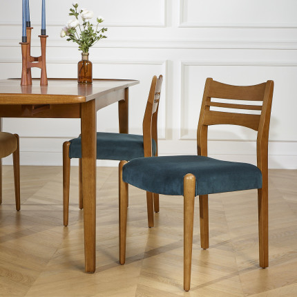 DALHIA - Tavolo da pranzo allungabile in legno, stile nordico, 6/8 posti