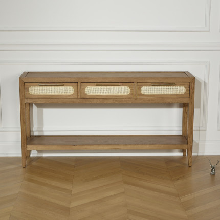 MONTANA - Console contemporaine, 3 tiroirs