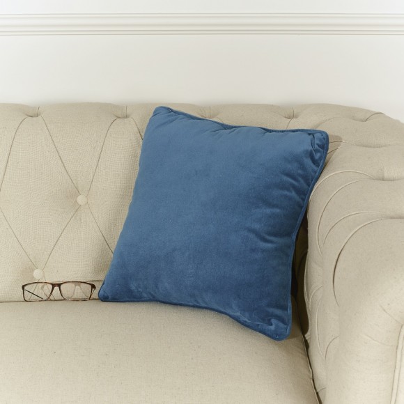 Fleur Bleu coussin