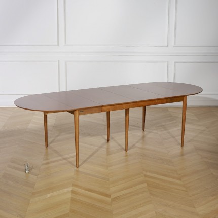 Table extensible scandinave en bois NATHALIE