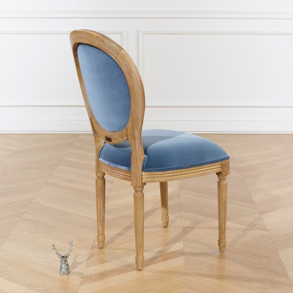 MEDAILLON: Lot de 2 chaises avec velours premium