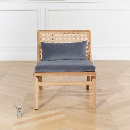 Fauteuil scandinave en cannage