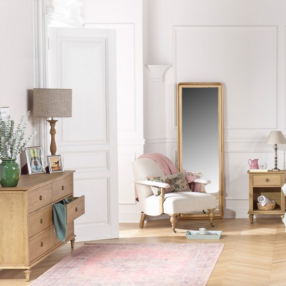 Commode OLIVIA 6 tiroirs en chêne