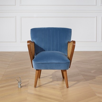 SEVENTY Fauteuil avec Cannage de style Scandinave