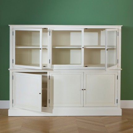 TOULOUSE - Modular wooden display cabinet, 9 doors