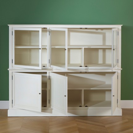 TOULOUSE - Modular wooden display cabinet, 9 doors