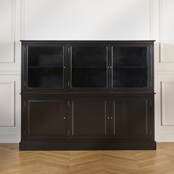 TOULOUSE - Modular wooden display cabinet, 9 doors