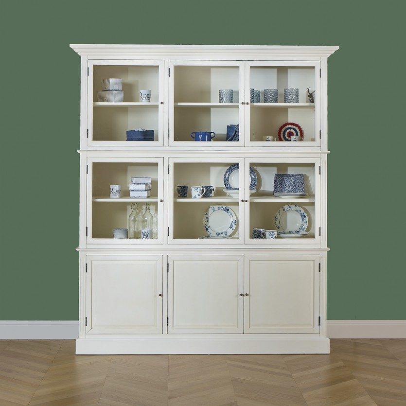 TOULOUSE - Modular wooden display cabinet, 9 doors