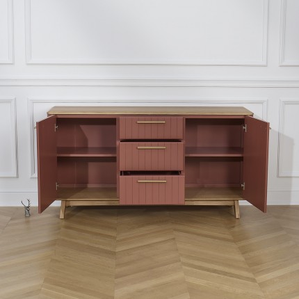 JOËL - Buffet da sala da pranzo, stile moderno, in rovere 160 cm