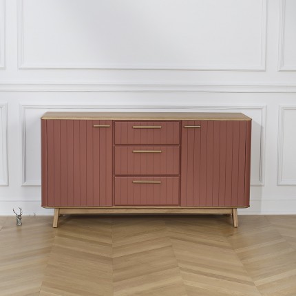 JOËL - Buffet de salle à manger, style moderne, en chêne 160 cm