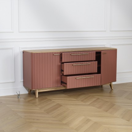 JOËL - Modern style solid wood dining room buffet 190 cm