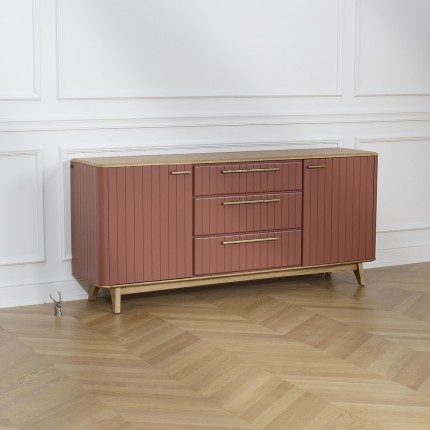 JOËL - Modern style solid wood dining room buffet 190 cm