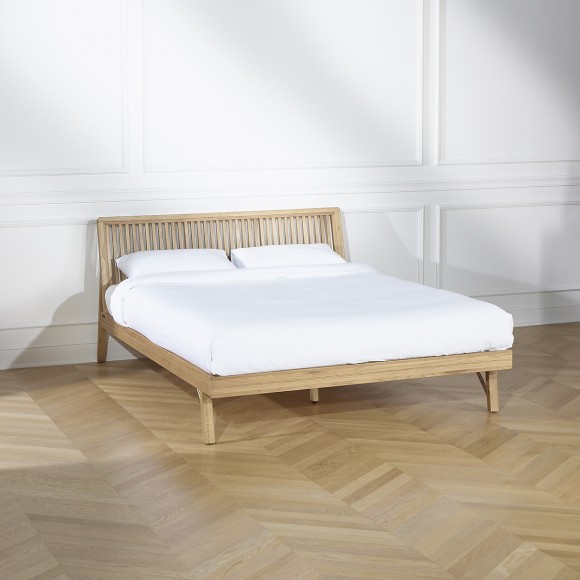 GABRIEL - Letto matrimoniale, stile moderno in legno massiccio 160 x 200