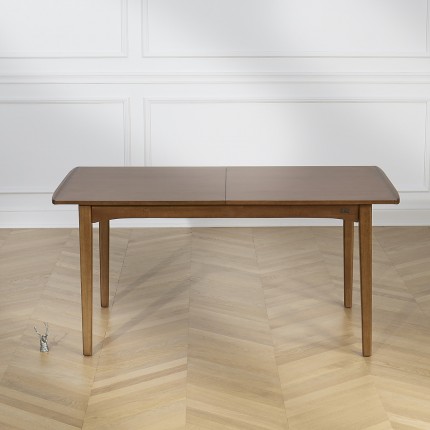 DALHIA - Mesa de comedor extensible de madera, estilo nórdico, 6/8 plazas